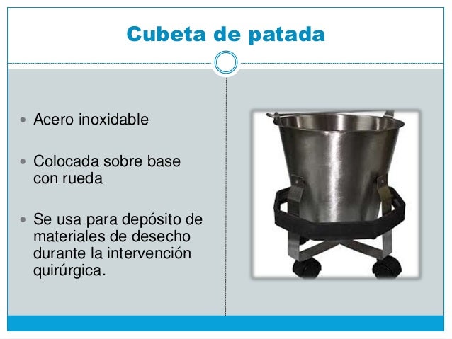 Cubeta Con Soporte En Quirofano Concepto
