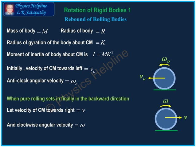 Rigid Body Rotation 1 | PPT
