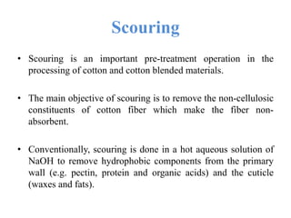 ECO FRIENDLY TEXTILE PROCESSING: ‘Bio Scouring’ | PPT