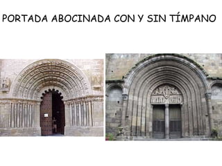 PORTADA ABOCINADA CON Y SIN TÍMPANO 
