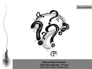Sexualidade

Reprodução Humana
Ciências naturais – 9º ano
Maria João Drumond / Setembro 2013

 