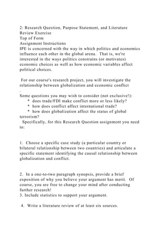 2 Research Question, Purpose Statement, and Literature Review Exerc.docx
