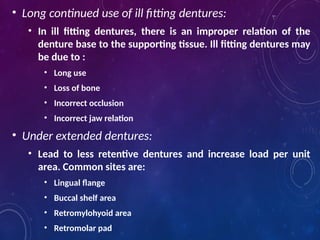 RESIDUAL RIDGE RESORPTION in complete denture | PPTX