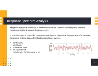 Evaluate structure for earthquake loads in ansys | PDF