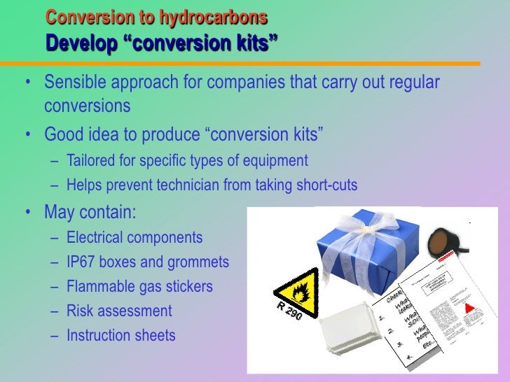 Guidelines for equipment conversion to hydrocarbon refrigerants