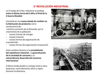 La 2ª Revolución Industrial