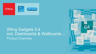2Ring Gadgets 3.4
incl. Dashboards & Wallboards ..
Product Overview
 