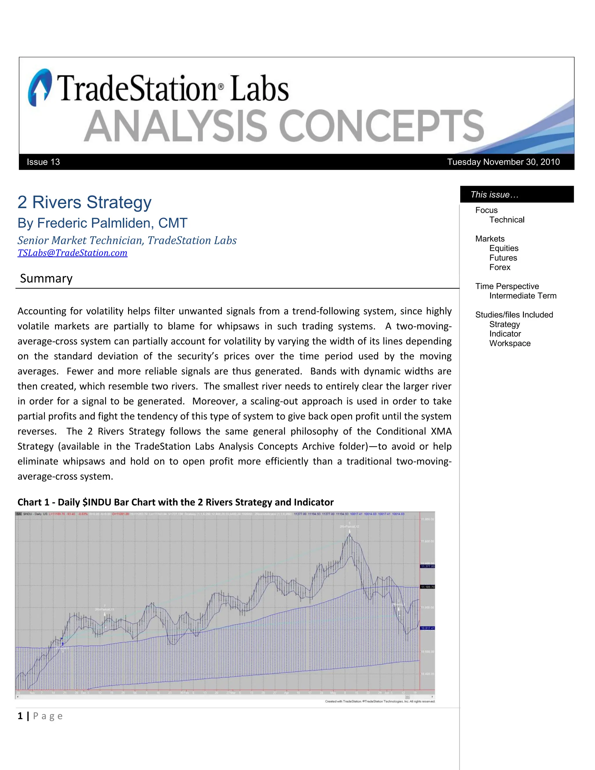 TradeStation Analysis Concepts Rivers Strategy | PDF