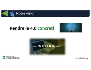 IntelliLab.org
Rendre le 4.0 concret!
Notre vision
.orgwww.
 