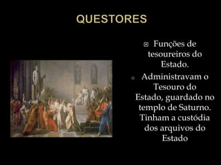 Os debates seguiam tal hierarquia e senioridade.