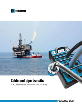 Cable and pipe transits
for offshore oil and gas applications
 