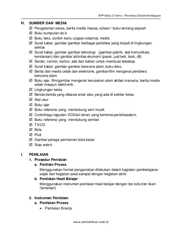 [2] rpp sd kelas 5 semester 1 peristiwa dalam kehidupan 
