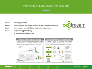 Interested in Sustainable Renovation?
Buildingstock investment strategy
A study outlining alternative renovation plans,
wh...