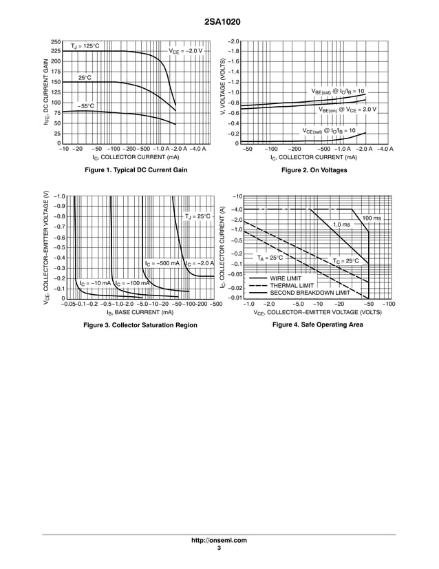 Original PNP Transistor A1020-Y A1020 1020 2SA1020 TO-92 New ON ...