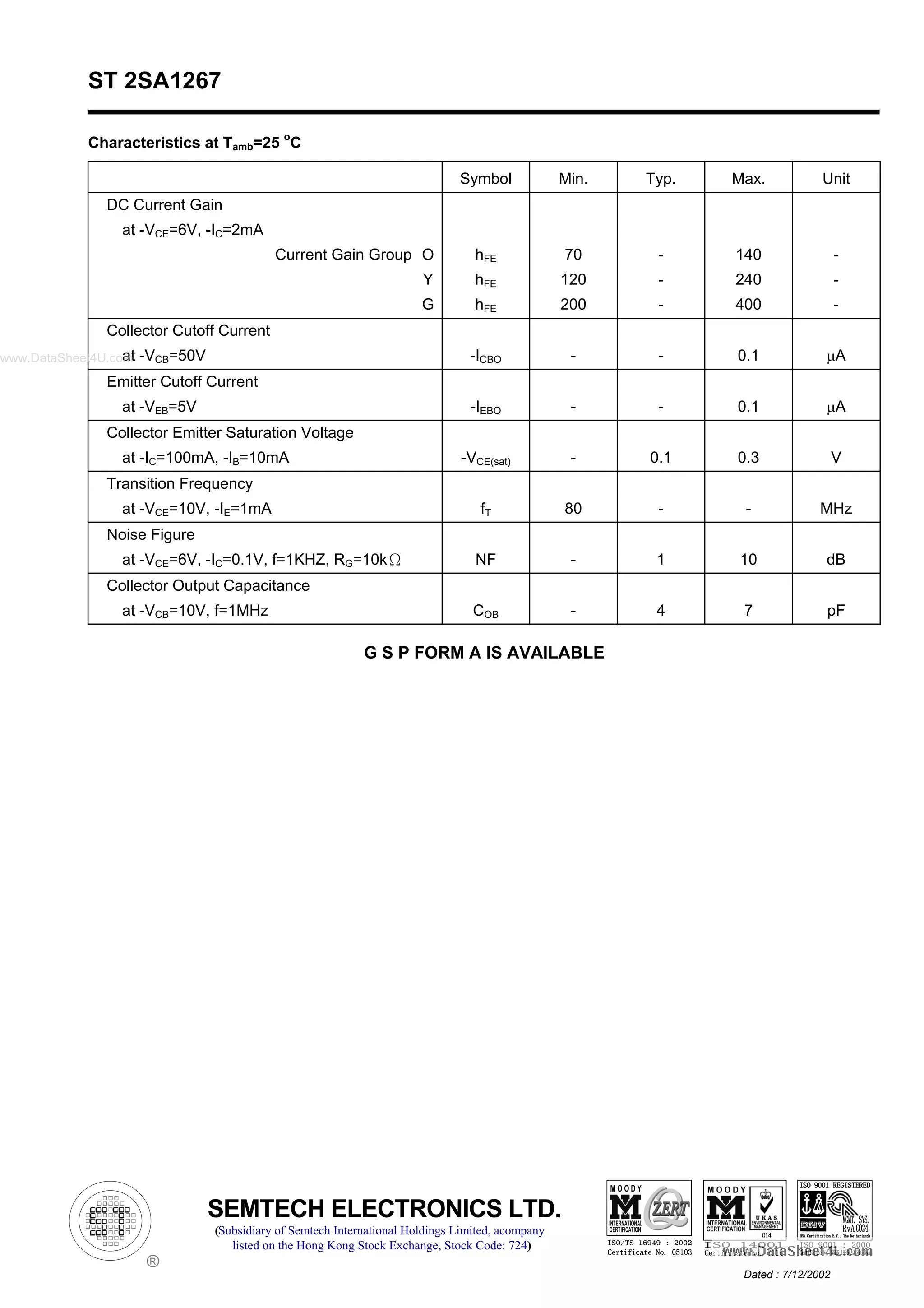2N3822 Transistor TO-72 Online In Hamburg Kaufen