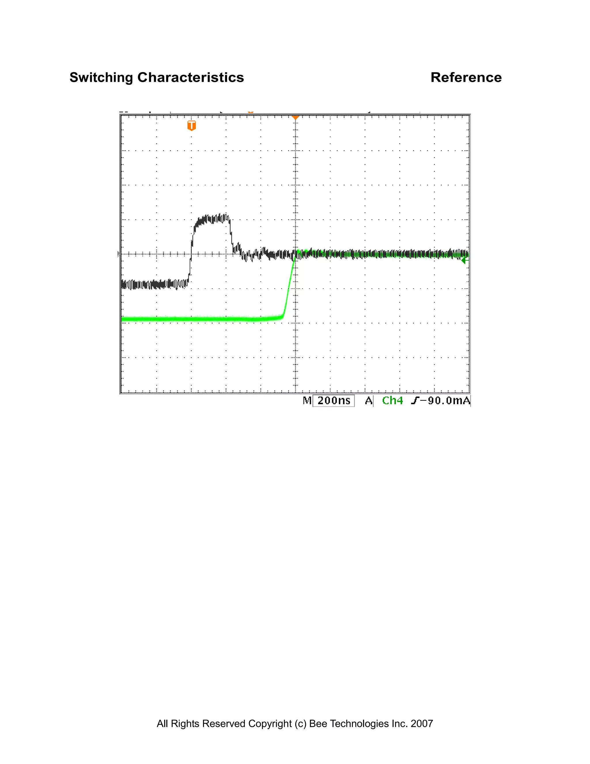 Switching Characteristics                                              Reference




            All Rights Reserved Copyright (c) Bee Technologies Inc. 2007
 