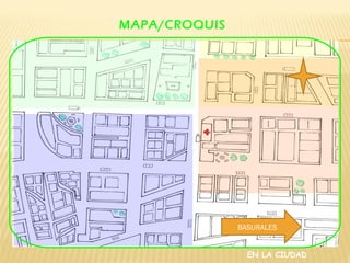MAPA/CROQUIS
EN LA CIUDAD
BASURALES
 