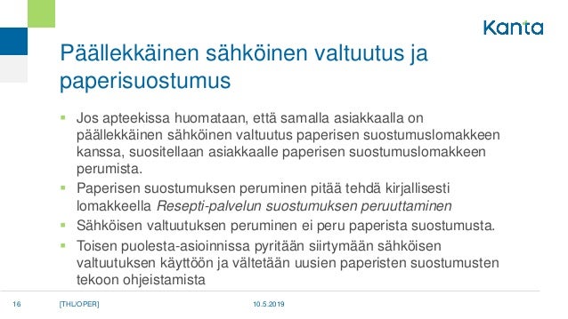 Sahkoinen Valtuutus Ja Asiointi Apteekissa