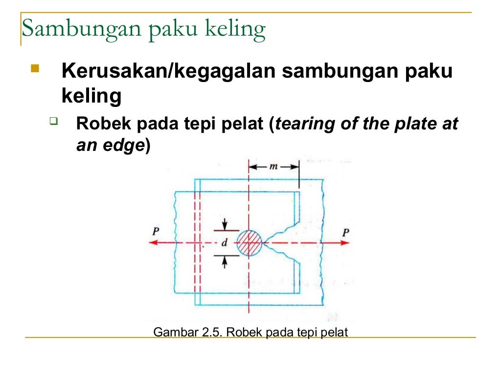 2 sambungan paku keling