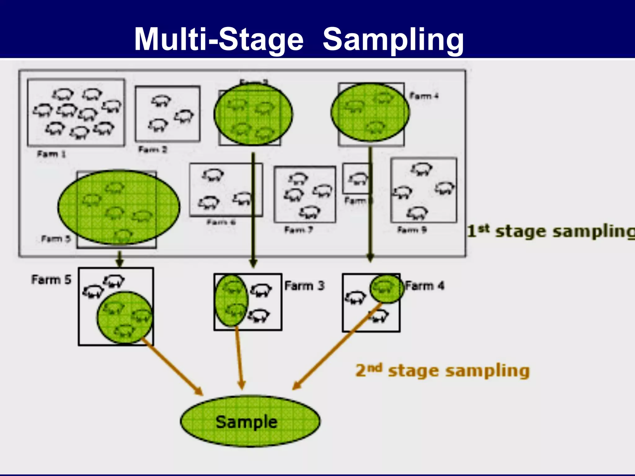 Multi-Stage Sampling
 