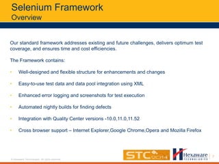 Selenium Test Automation | PPTX