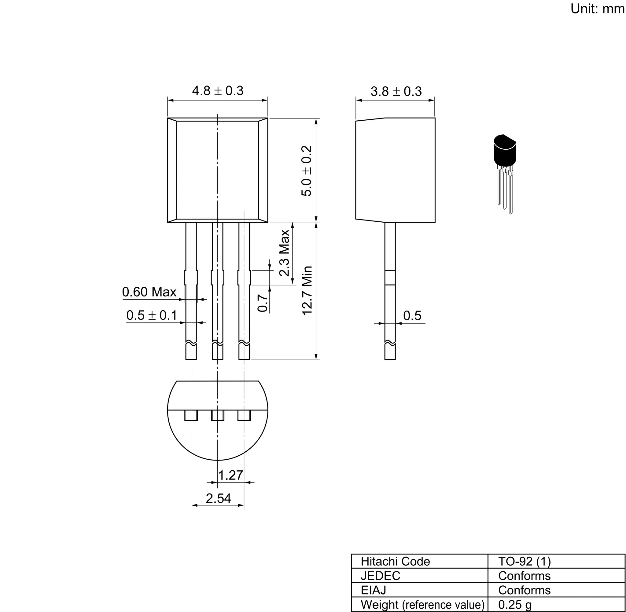 Resistor R1775 Original NPN Transistor 2SC1775 C1775 C1775A 1775 TO-92 New HITACHI | PDF