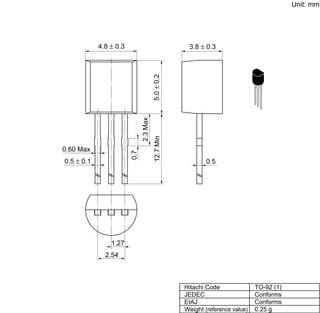 Original NPN Transistor 2SC1775 C1775 C1775A 1775 TO-92 New HITACHI | PDF