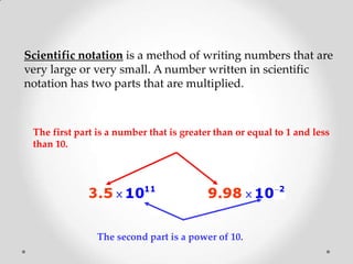 Scientific Notation | PPTX