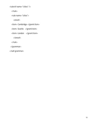 Speech Application Language Tags (SALT) | PDF
