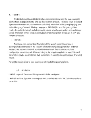 Speech Application Language Tags (SALT) | PDF