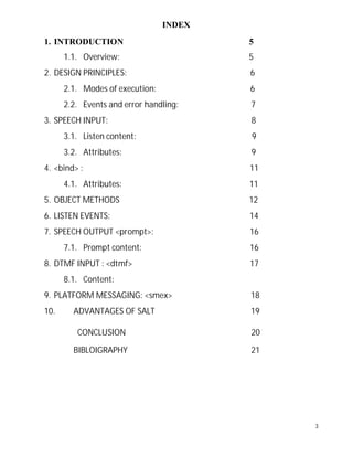 Speech Application Language Tags (SALT) | PDF