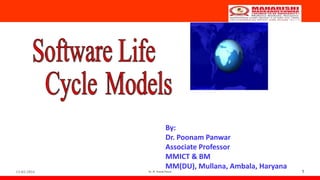By:
Dr. Poonam Panwar
Associate Professor
MMICT & BM
MM(DU), Mullana, Ambala, Haryana
12-02-2024 By: Dr. Poonam Panwar 1
 