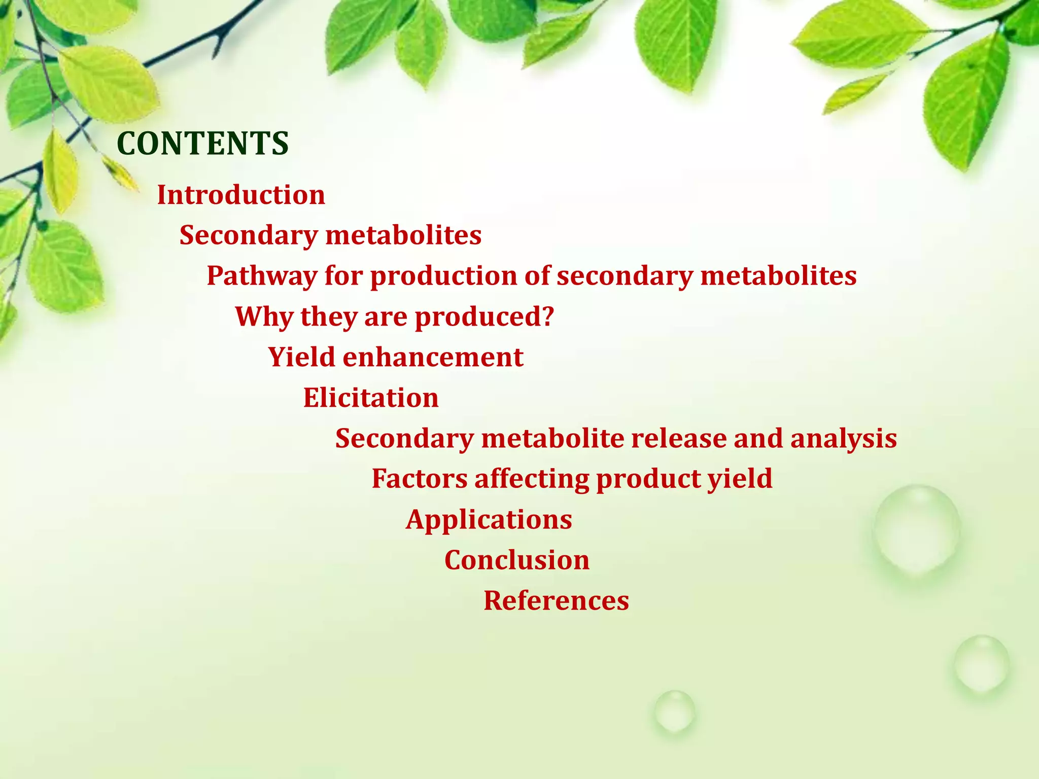 secondary metabolites of plant by K. K. SAHU Sir | PPT