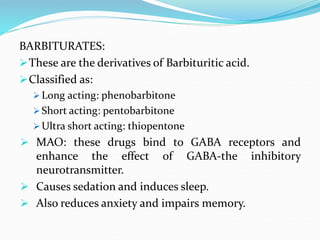 2) SEDATIVES HYPNOTICS AND PHARMACOTHERAPY OF SLEEP DISORDERS.ppt