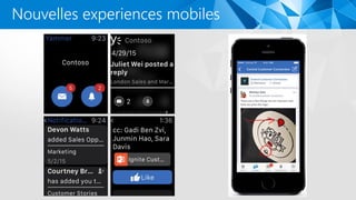 Nouvelles experiences mobiles
 