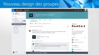 Nouveau design des groupes
 