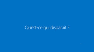 Qu’est-ce qui disparait ?
12
 