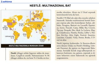 NESTLÉ: MULTINAZIONAL BAT
2.sektorea
 