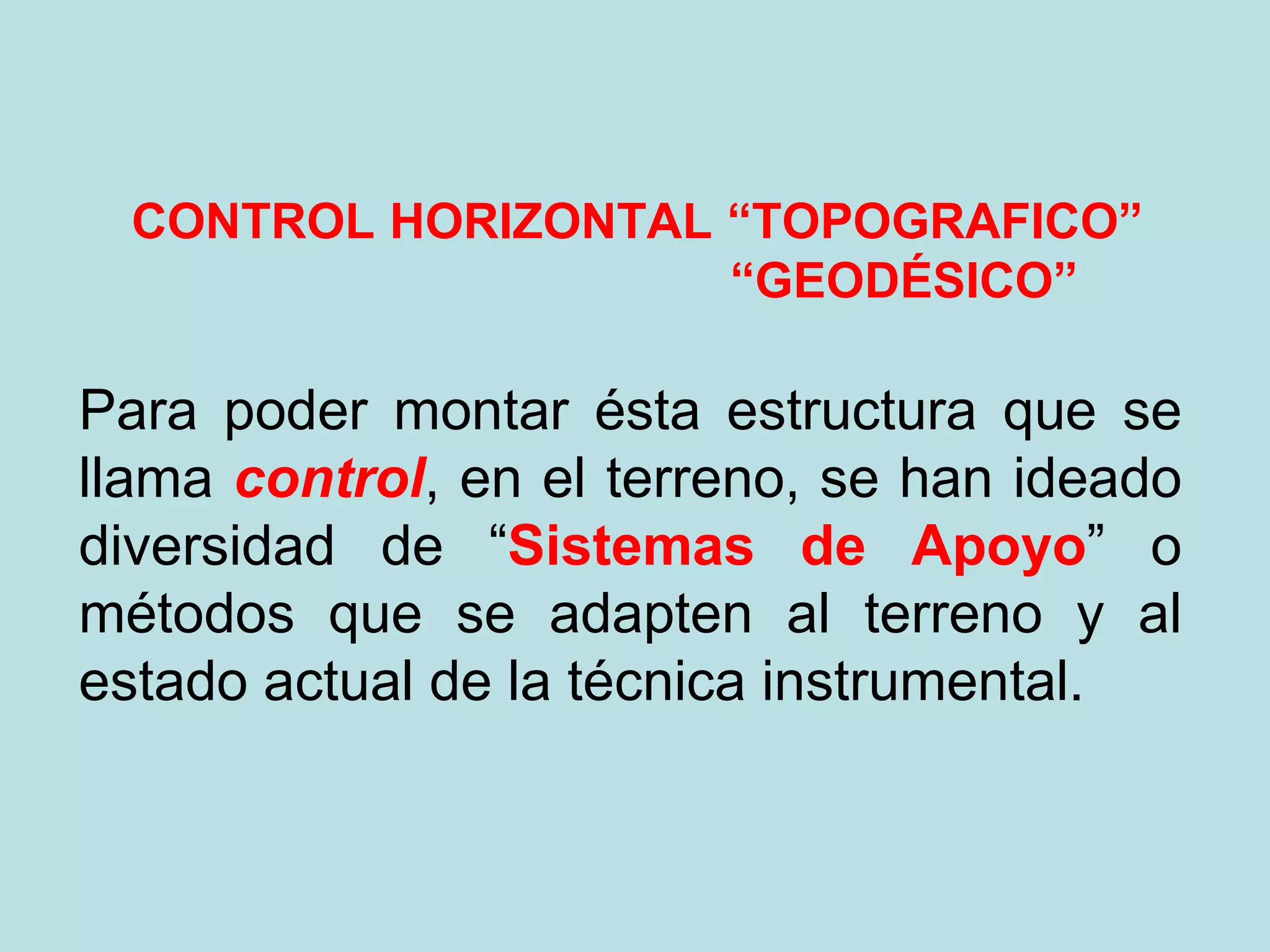 2 Semana - Control Horizontal Topografico nuevo.ppt
