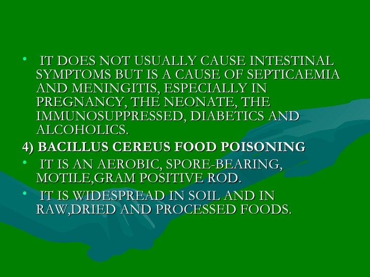 Bacillus Cereus Food Poisoning Pregnancy Bacillus Cereus Food Poisoning Pregnancy