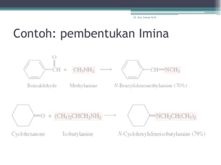 Dr. Arry Yanuar M.Si.




Contoh: pembentukan Imina
 