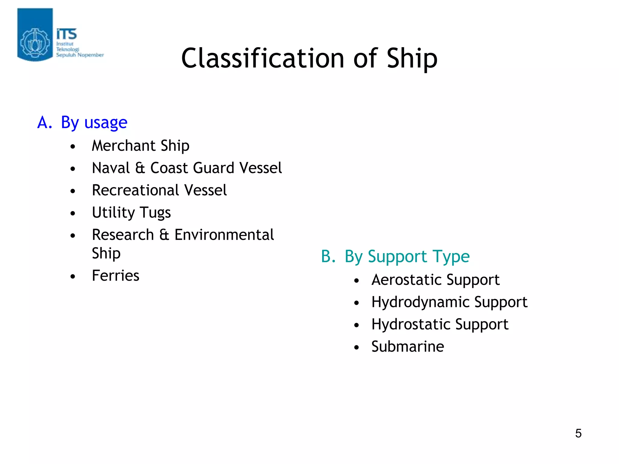 [2] ship classification and types | PPTX
