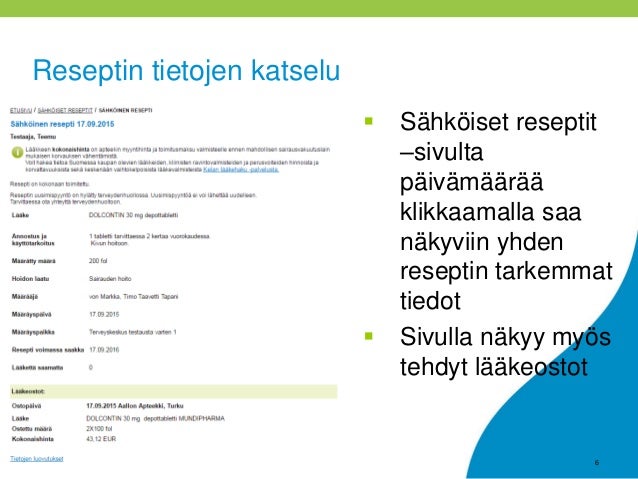 Sahkoinen Laakemaarays Ja Omakanta