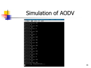 2 simulation in aodv and dsr | PDF