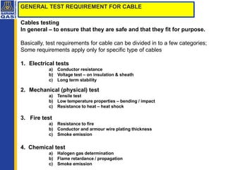 SIRIM Testing and Certification on Electrical Cable Testing | PDF