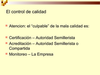 Sistemas Sostenibles de Producción de Semilla, Por Wilson Hugo, FAO