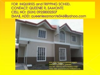 74 SQM TRIPLEX TOWNHOUSE IN CAVITE READY FOR OCCUPANCY