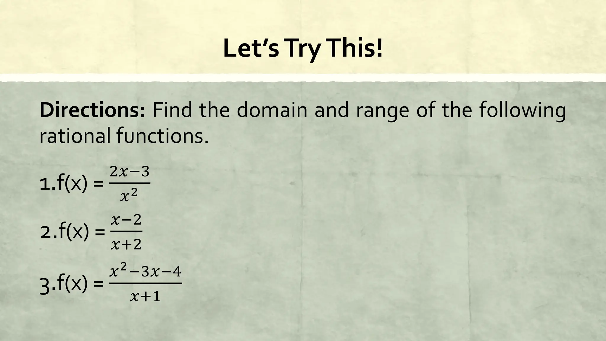 General Mathematics_Introduction to Rational Functions.pptx | Homework ...