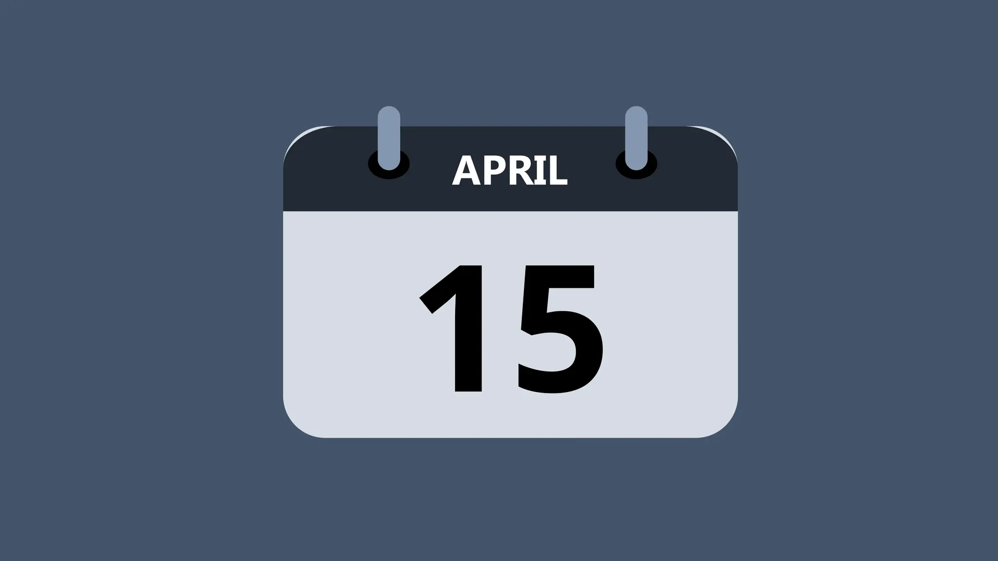 APRIL
15
 