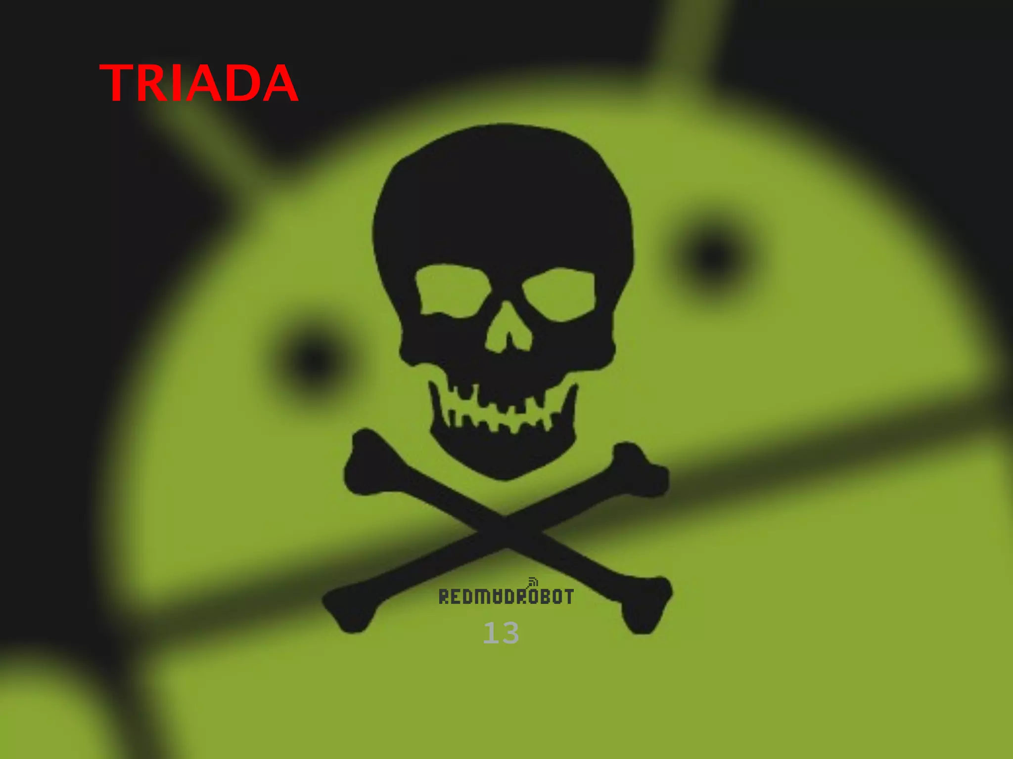 13
TRIADA
 